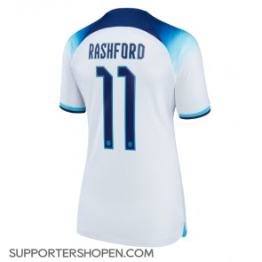 England Marcus Rashford #11 Hemma Matchtröja Dam VM 2022 Kortärmad